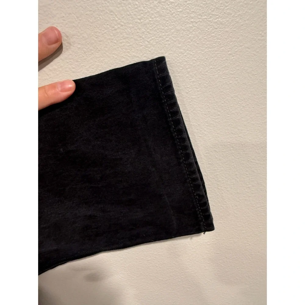 Levi's 501 Straight Jeans Men's 32x32 Black‎ Denim Cotton Dark Wash 5 Pocket